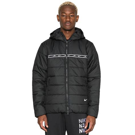 nike winterjacke schwarz weiß